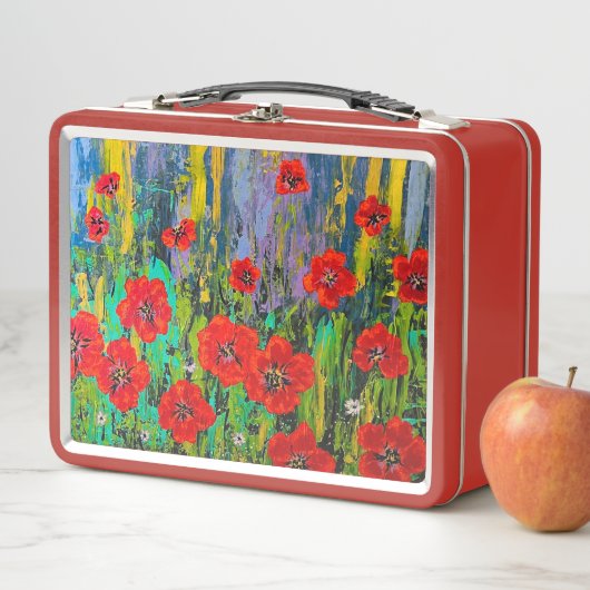 Poppies Lunch Box (In situ)