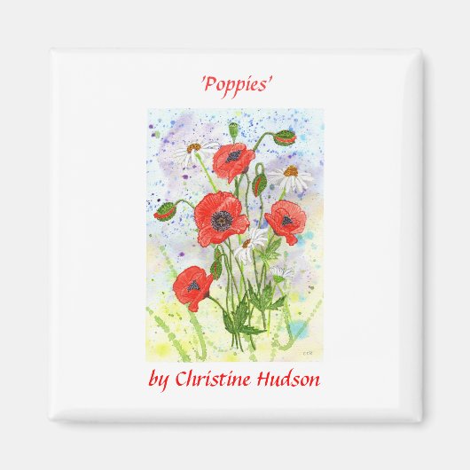 'Poppies' magneet (Voorkant)