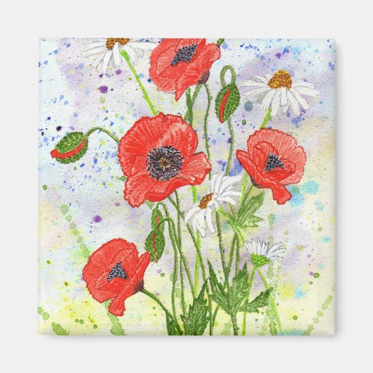 'Poppies' magneet (Voorkant)