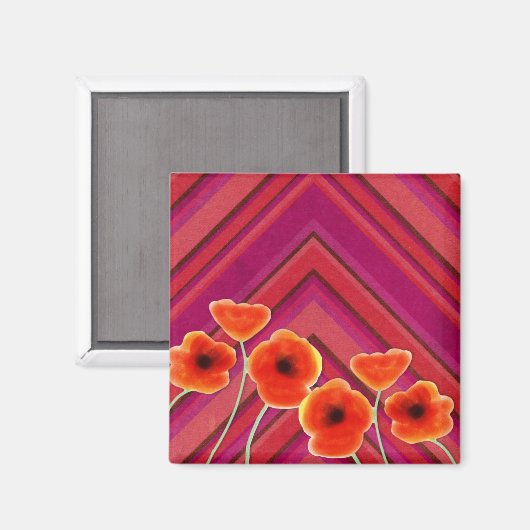 Poppies Magnet (Voorkant / Achterkant)