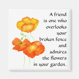 Poppies Magnet - Vriendschap