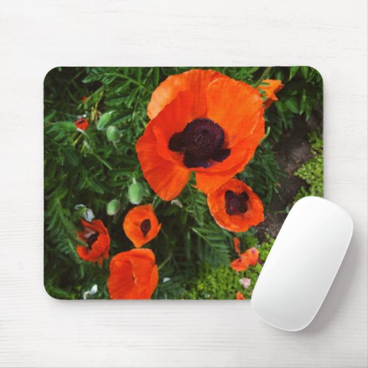 Poppies Mousepad Muismat (Met muis)