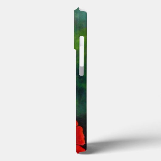 Poppies Name Floral Art Case-Mate iPhone Case (Achterkant / Links)