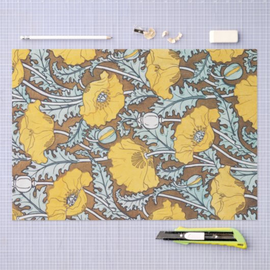 Poppies  ontkoppeling van kunstwerken tissuepapier (Craft)