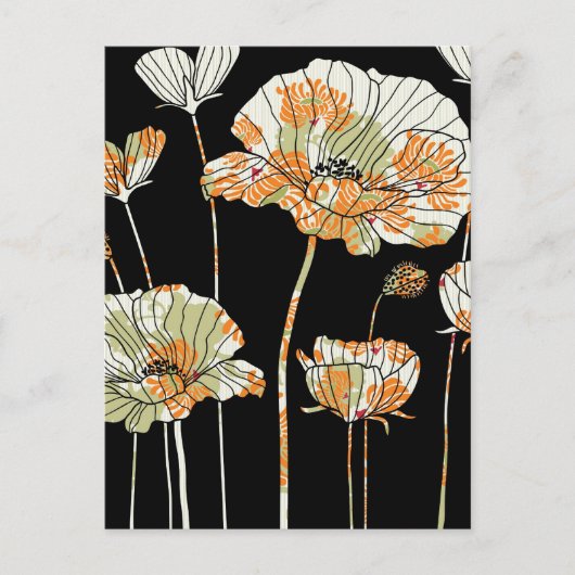 Poppies Oo La La La Briefkaart (Voorkant)