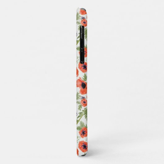 Poppies Oranje Floral Pattern Case-Mate iPhone Case (Achterkant/links)