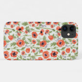 Poppies Oranje Floral Pattern Case-Mate iPhone Case (Achterkant (horizontaal))