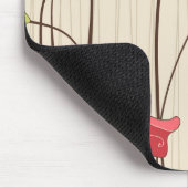 Poppies Patroon Retro Muismat (Hoek)