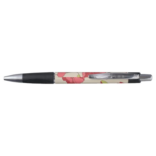 Poppies Patroon Retro Pen (Achterkant)