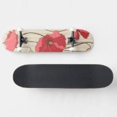 Poppies Patroon Retro Skateboard