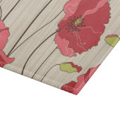 Poppies Patroon Retro Snijplank (Hoek)