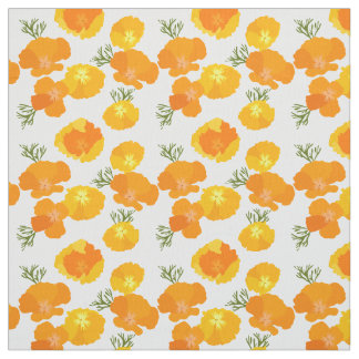 Poppies patroon stof. stof