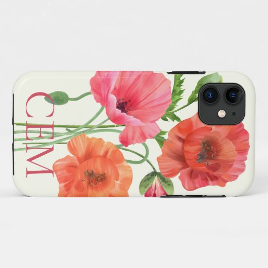 Poppies Phone Case (Achterkant (horizontaal))