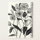 Poppies Planner Aangepaste kleur en tekstjaar (Achterkant)