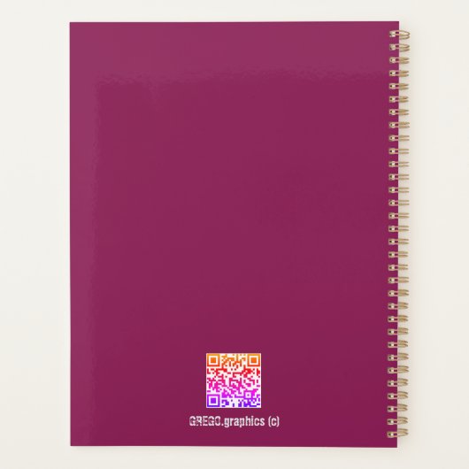 Poppies Planner voor Vrede (Achterkant)