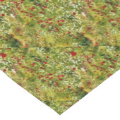 Poppies Pointillisme Style Abstracte kunst Korte Tafelloper (Hoek)