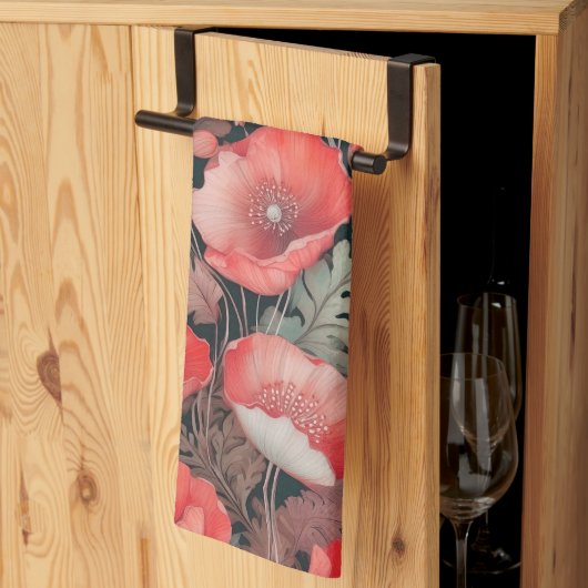 Poppies rood theedoek (Derde Gevouwen)