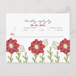 Poppies - RSVP Kaartje