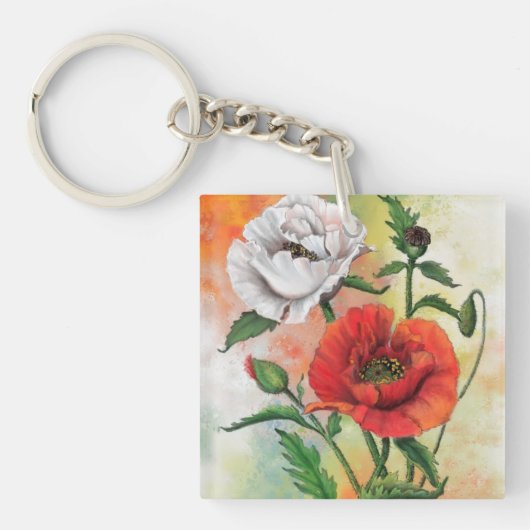 Poppies Sleutelhanger (Voorkant)
