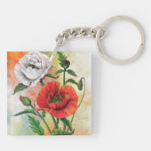 Poppies Sleutelhanger (Achterkant)