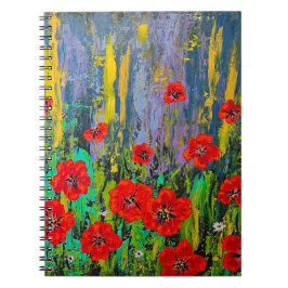 Poppies Spiraal Foto Notitieboek