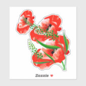 Poppies Sticker (Vel)