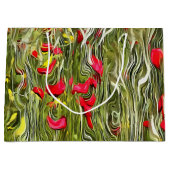 Poppies Surrealistische Abstracte kunst Groot Cadeauzakje (Voorkant)