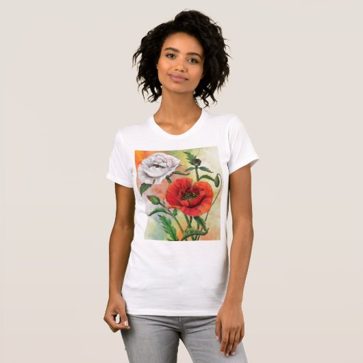 Poppies T-shirt (Voorkant volledig)