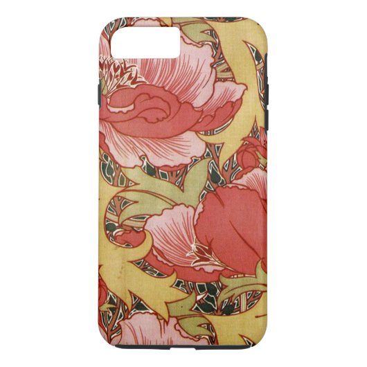 Poppies van William Morris Case-Mate iPhone Case (Achterkant)