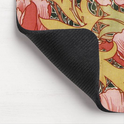 Poppies van William Morris Muismat (Hoek)