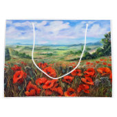 Poppies Veldlandschapsolie Groot Cadeauzakje (Voorkant)
