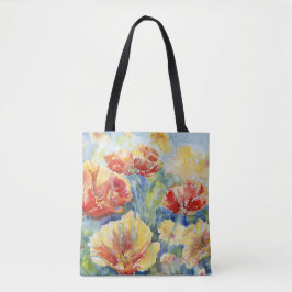 "Poppies VII" Canvas tas