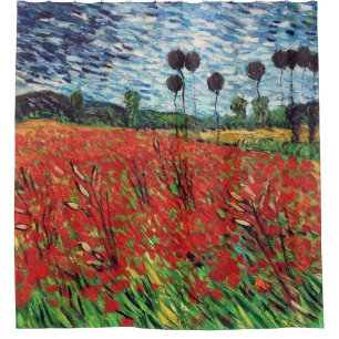 Poppies Vincent van Gogh Douchegordijn