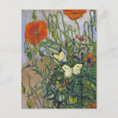 Poppies Vlinders Vincent van Gogh Briefkaart (Voorkant)