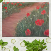 Poppies voor het Storm Theedoek (Gevouwen)