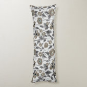 Poppies Waterverf Bloemendecor Lichaamskussen (Achterkant (Verticaal))