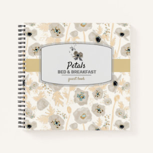 Poppies Waterverf Vacature Rental Guest Book Notitieboek