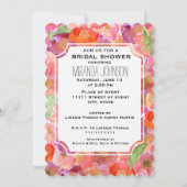  Poppies Waterverf Vrijgezellenfeest Kaart (Voorkant)