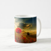 Poppies zonsondergang mok (Voorkant rechts)