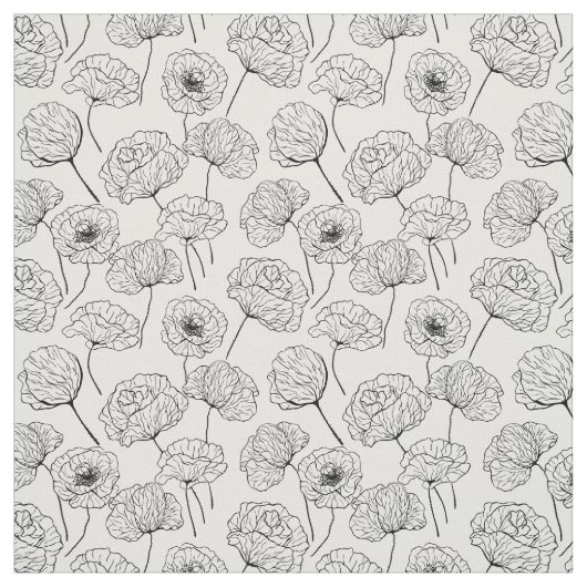 Poppiktuin Stof (Swatch)