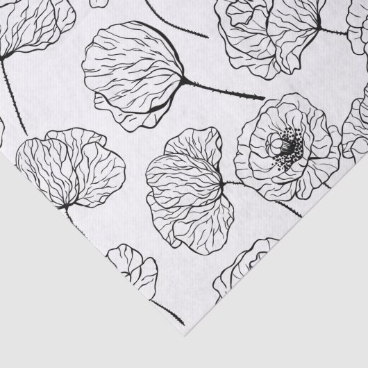 Poppiktuin Tissuepapier (Detail)