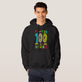 Poppin 100 Days 1st Grade Dinosaur Primary School  Hoodie (Voorkant volledig)