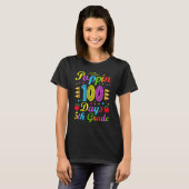 Poppin 100 Days 5th Grade Primary School Kid Eleme T-shirt (Voorkant volledig)