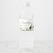 Poppin' Baby Bottles Baby shower Waterfles Etiket (Voorkant)