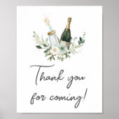 Poppin' Baby Bottles Bedankt voor je komst Poster (Voorkant)