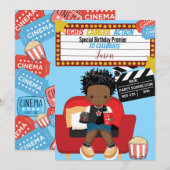 Poppin Birthday 2 Invitation Kaart (Voorkant / Achterkant)