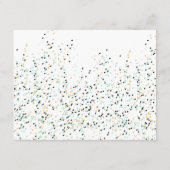 Poppin' Bottles and Stocking Diapers Raffle Card Notitiekaartje (Achterkant)