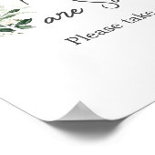 Poppin' Bottles Baby shower Baby's zijn zoet Poster (Hoek)