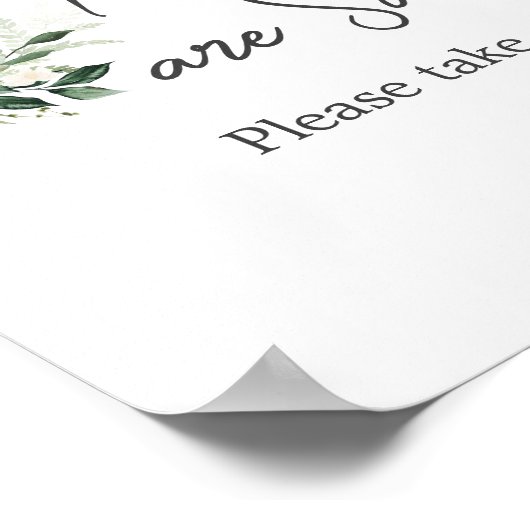 Poppin' Bottles Baby shower Baby's zijn zoet Poster (Hoek)