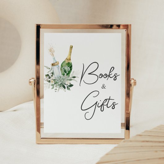 Poppin' Bottles Baby shower Boeken en Geschenken Poster